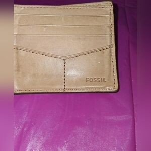 Fossil Tan Leather Men Wallet